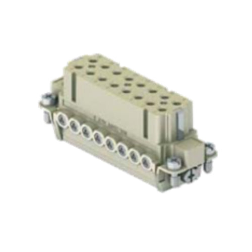 ITC CDAF16, 16A Small Profile Female Insert, 16+G Poles, Integral Screw Terminal Wire Connection, 600V
