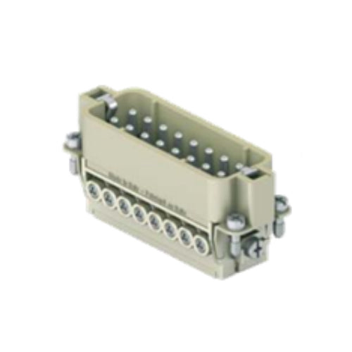 ITC CDAM16, 16A Small Profile Male Insert, 16+G Poles, Integral Screw Terminal Wire Connection, 600V