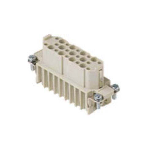 ITC CDF-25, 10A Crimp Female Insert Only, 25+G Poles, 600V, Crimp Contacts Sold Separately