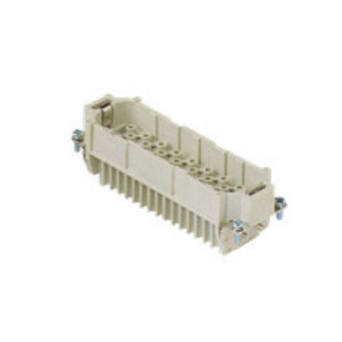 ITC CDM-64, 10A Crimp Male Insert Only, 64+G Poles, 600V, Crimp Contacts Sold Separately