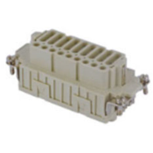 ITC CDSF27, 10A Female Insert, 27 Poles + Ground,  Spring Connection, 400V