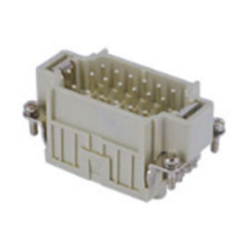 ITC CDSM18, 10A Male Insert, 18 Poles + Ground, Spring Connection, 400V