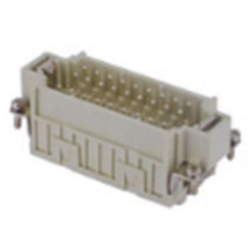 ITC CDSM27, 10A Male Insert, 27 Poles + Ground, Spring Connection, 400V