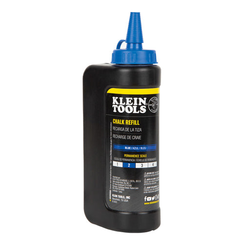 Klein Tools CHLK14B, Chalk Refill, Blue