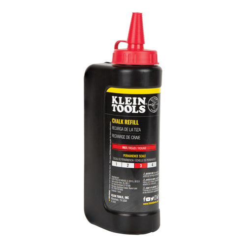 Klein Tools CHLK14R, Chalk Refill, Red