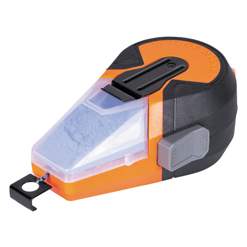 Klein Tools CHLK50B, Auto-Retracting Chalk Line with Blue Chalk