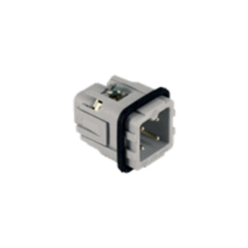 ITC CKM03, 16A Small Profile Male Insert, 3+G Poles, Integral Screw Terminal Wire Connection, 600V