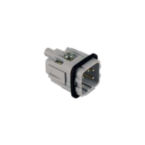 ITC CKM04, 16A Small Profile Male Insert,  4+G Poles, Integral Screw Terminal Wire Connection, 600V