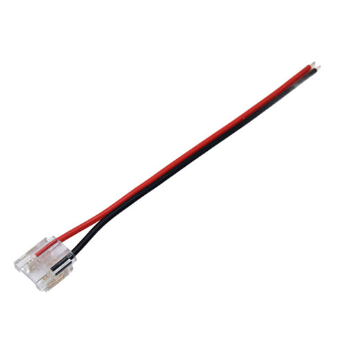 Canolight CL-AST-SOB8XBW-LV, 8mm SOB Strip Light Connector, One Head, 10 Packs