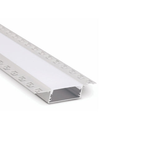 Canolight CL-Alu-5020PH-SL, Aluminum Profile 5020PH 3M with Endcaps and PC Cover 10ft Silver