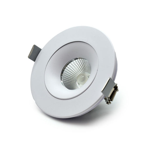 Canolight CL-BF1-R4012-5CCT-WH, 4'' Round Baffle Downlight, 12W, 1000 Lumens, 5CCT Adjustable, 120-277 VAC, Triac Dimmable, 38° Beam Angle, White Body