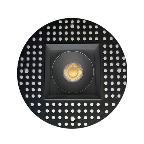 Canolight CL-DL3-3.5ST-BL, 3.5″ Square Frame Trimless For DL3 Series, Black