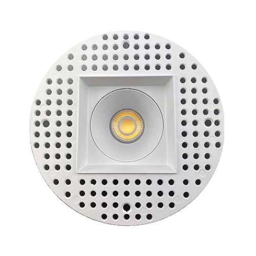 Canolight CL-DL3-3.5ST-WH, 3.5″ Square Frame Trimless For DL3 Series, White