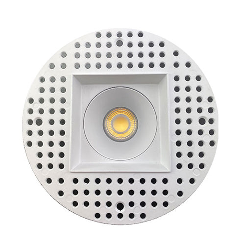 Canolight CL-DL3-3ST-WH, 3″ Square Frame Trimless For DL3 Series, White