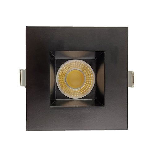 Canolight CL-DL3-4S-BL, 4″ Square Frame with Trim For DL3 Series, Black