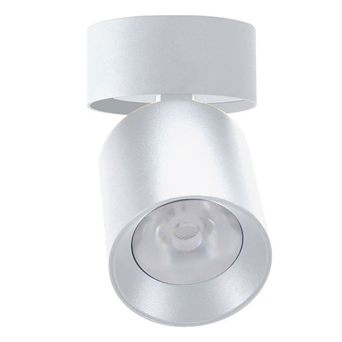 Canolight CL-DL4-RS-35W-24D-3CCT-WH, 35W Surface-mount LED Round Rotatable Single Head Downlight, 3150 Lumens, 3000K/4000K/5000K, Beam Angle 24°, Triac Dimmable, White
