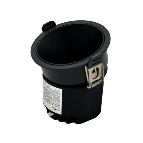 Canolight CL-DL5-R-12W-36D-5CCT-BL, Anti-Glare Recessed Tiltable LED Downlight, 12W, 750 Lumens, 5CCT Adjustable, 120VAC, 36° Beam Angle, Black Body