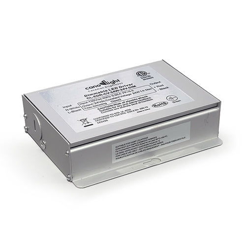 Canolight CL-EDR-CV-24W-24V-DIM, Economy Dimmable LED Driver, 24W, Input 120VAC, Output 24VDC, Triac Dimming Class 2