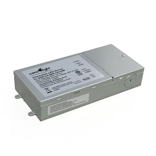 Canolight CL-EDR-CV-96W-12V-DIM, Economy Dimmable LED Driver, 96W, Input 120VAC, Output 12VDC, Triac Dimming Class 2