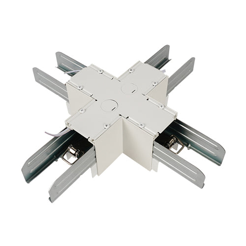 Canolight CL-LL1A-CROSS-WH, LL1 Up & Down LED Linear Light Accessory, Cross Connector, White