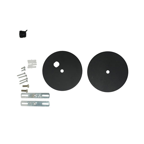 Canolight CL-LL1A-PKC-BL, LL1 Up & Down LED Linear Light Accessory, Canopy Pendant Kit, Black