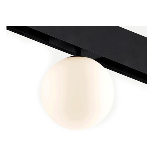 Canolight CL-Pendant-Global-3000-BL-1, Standard Magnetic Light Head, Pendant Global, 5W, 346 Lumens, 3000K Soft White, 24VDC, Diffused Beam, Dimmable, Black Body