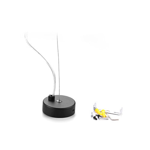 Canolight CL-Pendant kit-A-1.2-BL, Pendant Kit A, Suspension 1.2meter with Power Wire and Support Cable, Black