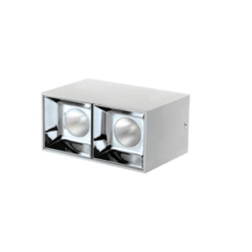 Canolight CL-DL2-SD-20W-30D-4K-WH, Surface-Mount LED Square Double Hea ...