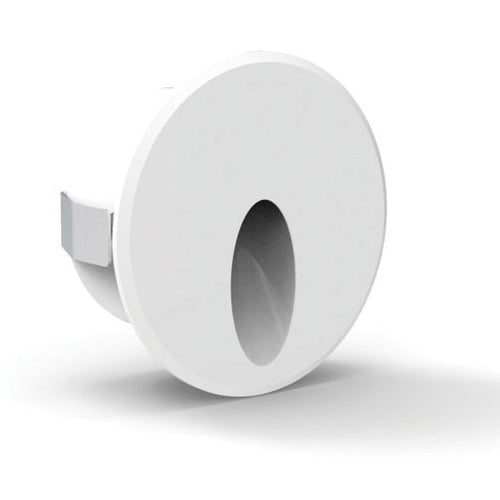 Canolight CL-STEP1-R-4K-WH, ﻿Round Indoor Step Light, 3W, 240 Lumens, 4000K. 24VDC, White