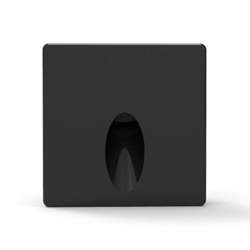 Canolight CL-STEP1-S-4K-BL, ﻿Square Indoor Step Light, 3W, 240 Lumens, 4000K. 24VDC, Black