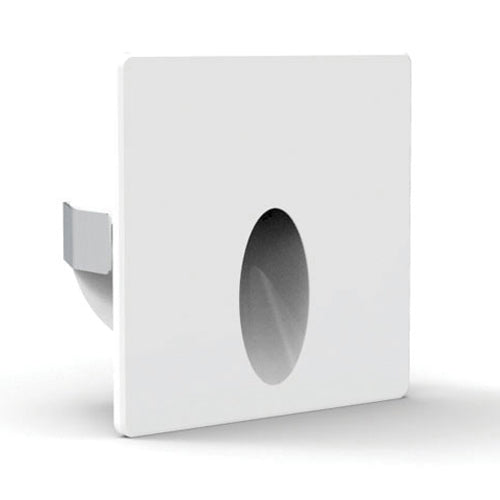 Canolight CL-STEP1-S-4K-WH, ﻿Square Indoor Step Light, 3W, 240 Lumens, 4000K. 24VDC, White