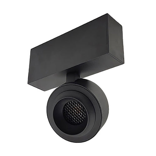 Canolight CL-Slim70-ULS-3000-BL, Slim70 Ultra Slim Magnetic Light Head, 10W, 790 Lumens, 3000K Soft White, 24VDC, 36 Deg. Beam, Dimmable, Black Body