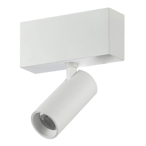 Canolight CL-Spot35-D9-4000-WH, Spot35 Standard Curvy Magnetic Light Head, 5W, 526 Lumens, 4000K Cool White, 24VDC, 40 Deg. Beam, Dimmable, White