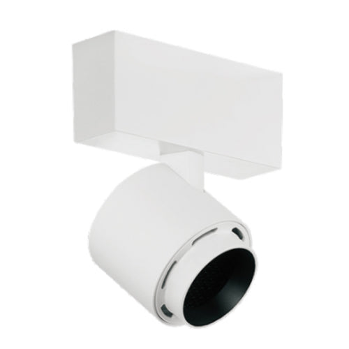 Canolight CL-Spot65-R-ULS-4000-WH, Spot 65-R Ultra Slim Magnetic Light Head, 8W, 251 Lumens, 4000K Cool White, 24VDC, 30 Deg. Beam, Dimmable, White Body