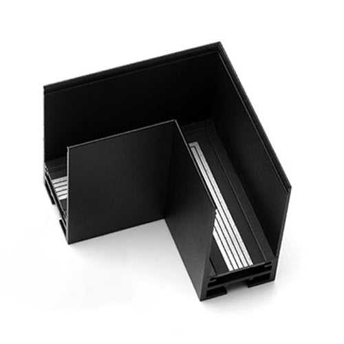 Canolight CL-TRACKS-L-BL, Surface-Mount Standard Magnet Track Accessory, L Corner, Black