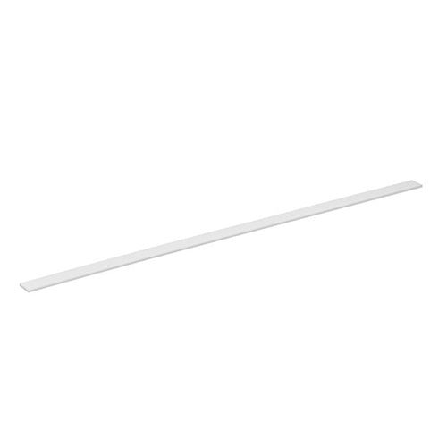 Canolight CL-Track Cover-R-WH, Track Cover 1 Meter, Snap Shiny Finish Version For The Recessed Track, White