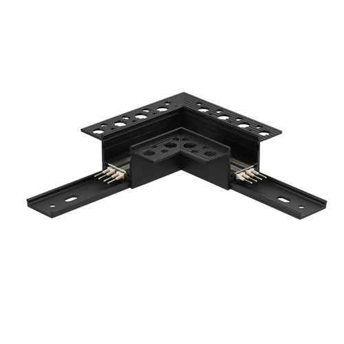 Canolight CL-Track-L-R-ULS-BL, Ultra Slim Magnet Track Accessory, Recessed L Corner, Black