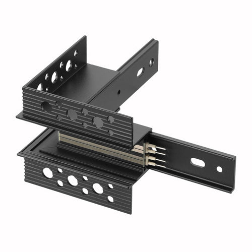 Canolight CL-Track-L-R-ULS-OUTER-BL, Ultra Slim Magnet Track Accessory, Recessed Outer Corner, Black