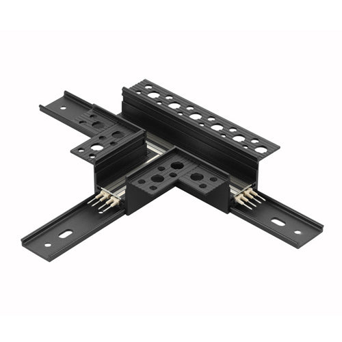 Canolight CL-Track-L-R-ULS-T-BL, Ultra Slim Magnet Track Accessory, Recessed T Corner, Black