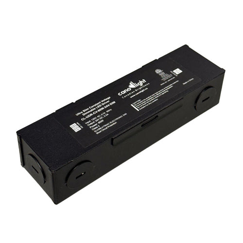 Canolight CL-UDR-CV-60W-24V-DIM, Ultra Slim 60W Constant Voltage LED Driver, 60W,  Input 120VAC, Output 24VDC/2.5A, ELV, MLV, Triac Dimmable