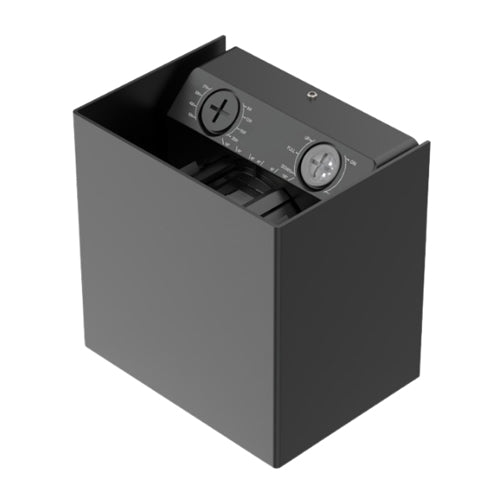 Canolight CL-WL-C04-20W-4CCT-BL, LED Up and Down Wall Light, 120-347 VAC, 90lm/W, Wattage and 4CCT Adjustable, 0-10V Dimming, Black