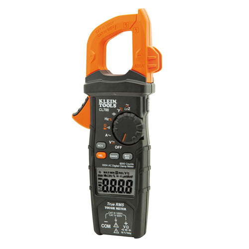 Klein Tools CL700, Digital Clamp Meter, AC Auto-Ranging TRMS, Low Impedance (LoZ) Mode
