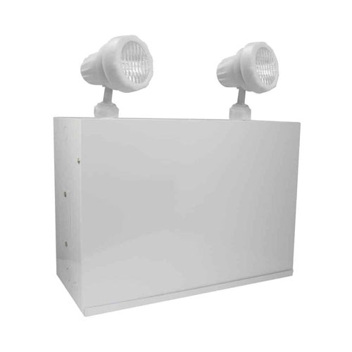 Votatec CM-252-275W, 275W Remote Capable Steel Battery Unit LED Emergency Light, 2x5W LED Heads, 120/347VAC, 6000-6500K, 650 Lumens, White