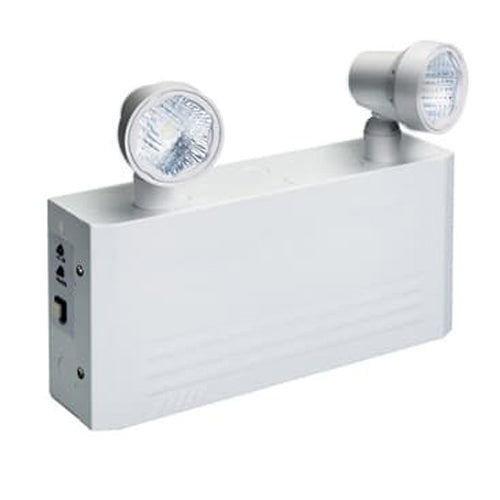 ABB Lumacell CM-SB-L, 6V 27W Steel Battery Unit with (2) x 2W LED Heads,  Up to 120 Minutes of Emergency Lighting, 120-347VAC Input