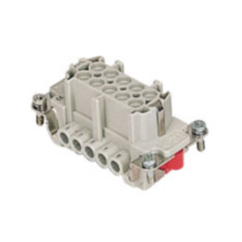 ITC CMEF03T, 16A Female Insert, 3 + 2 (aux.) + G Poles, Screw Terminal Connection Have Additional Spacing for the Main Contacts, 600V