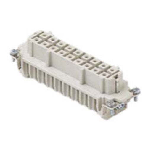 ITC CMEF16, 16A Female Insert, 16 + 2 (aux.) + G Poles, Screw Terminal Connection Have Additional Spacing for the Main Contacts, 600V