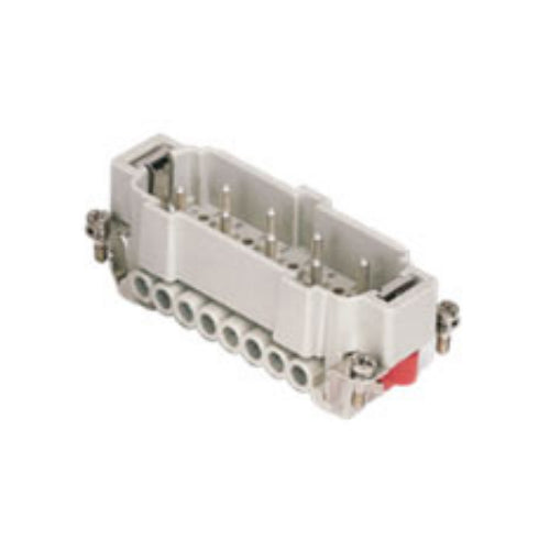 ITC CMEM06T, 16A Male Insert, 6 + 2 (aux.) + G Poles, Screw Terminal Connection Have Additional Spacing for the Main Contacts, 600V