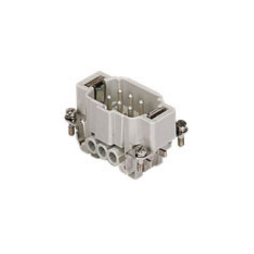 ITC CNEM06T, 16A Male Insert, 6+G Poles, Standard Screw Connection, 600V