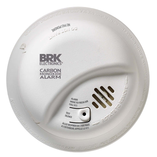 BRK CO5120BNA, Carbon Monoxide Alarm, Detects CO Hazard, 120V Wire-in with Battery Backup, Interconnectable
