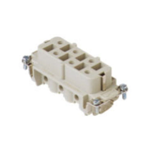 ITC CPF06,  Femle Insert, 6 x 35A + G Poles, Integral Screw Terminal Wire Connection, 600V